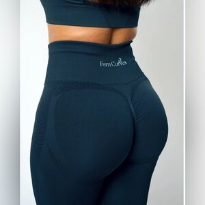 Scrunch Leggings- Dark Green